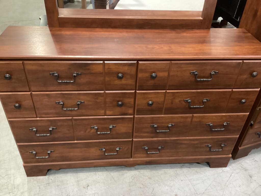 86288 Ashley Timberline Dresser W/Mirror (60x16x38/82)