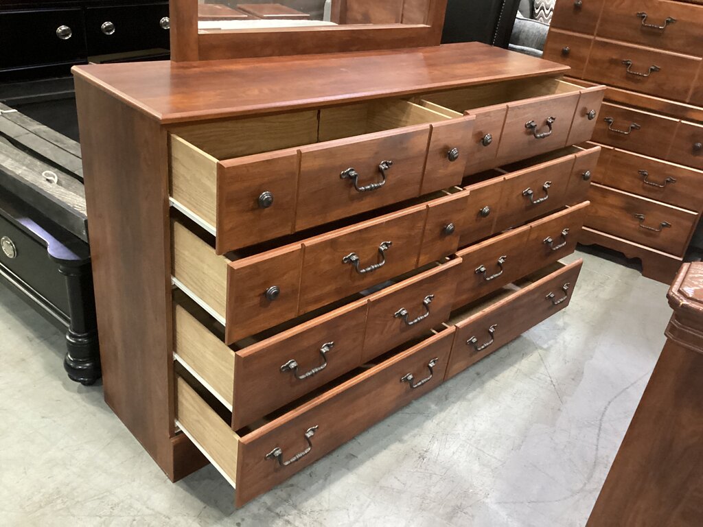 86288 Ashley Timberline Dresser W/Mirror (60x16x38/82)