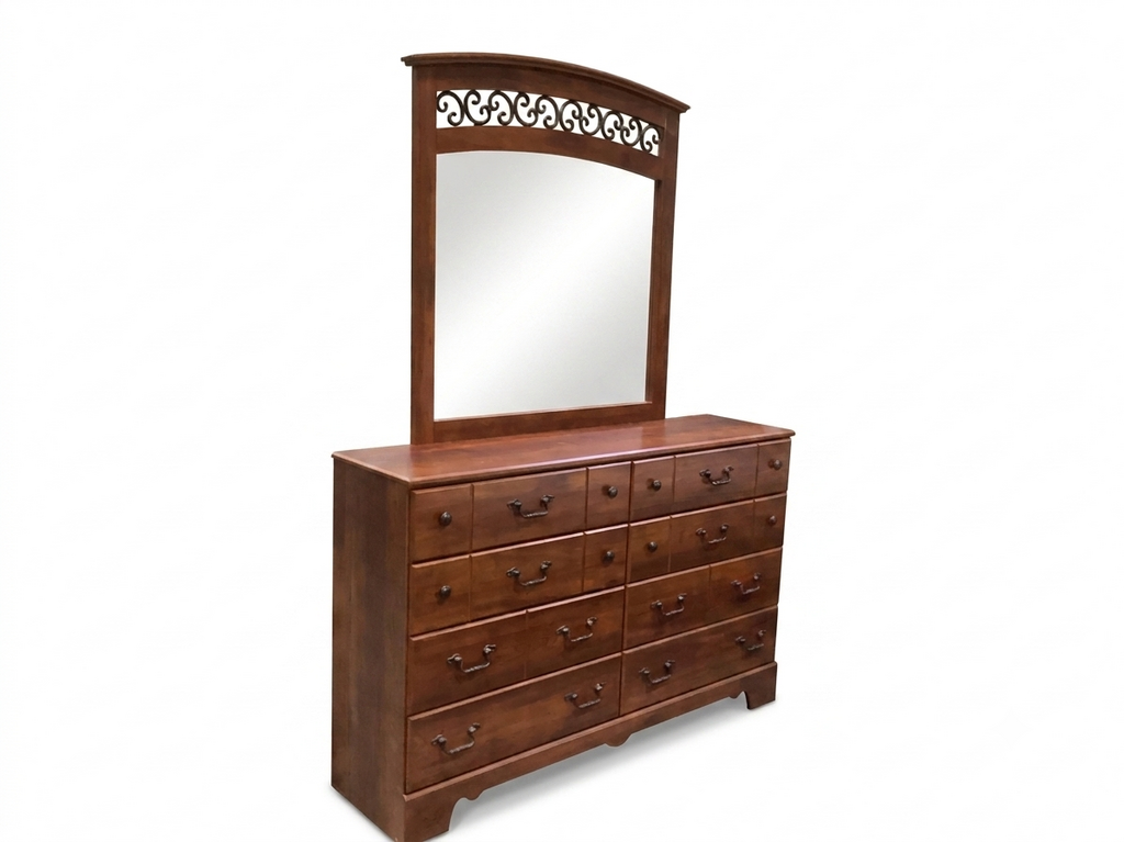86288 Ashley Timberline Dresser W/Mirror (60x16x38/82)