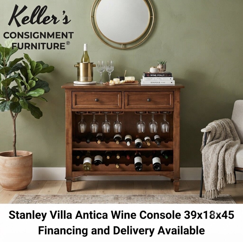 86276 - Stanley Villa Antica Wine Console 39x18x45