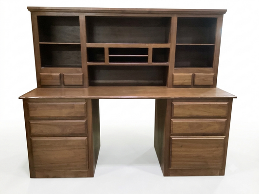 86298 Desk w/Hutch 66x25x55