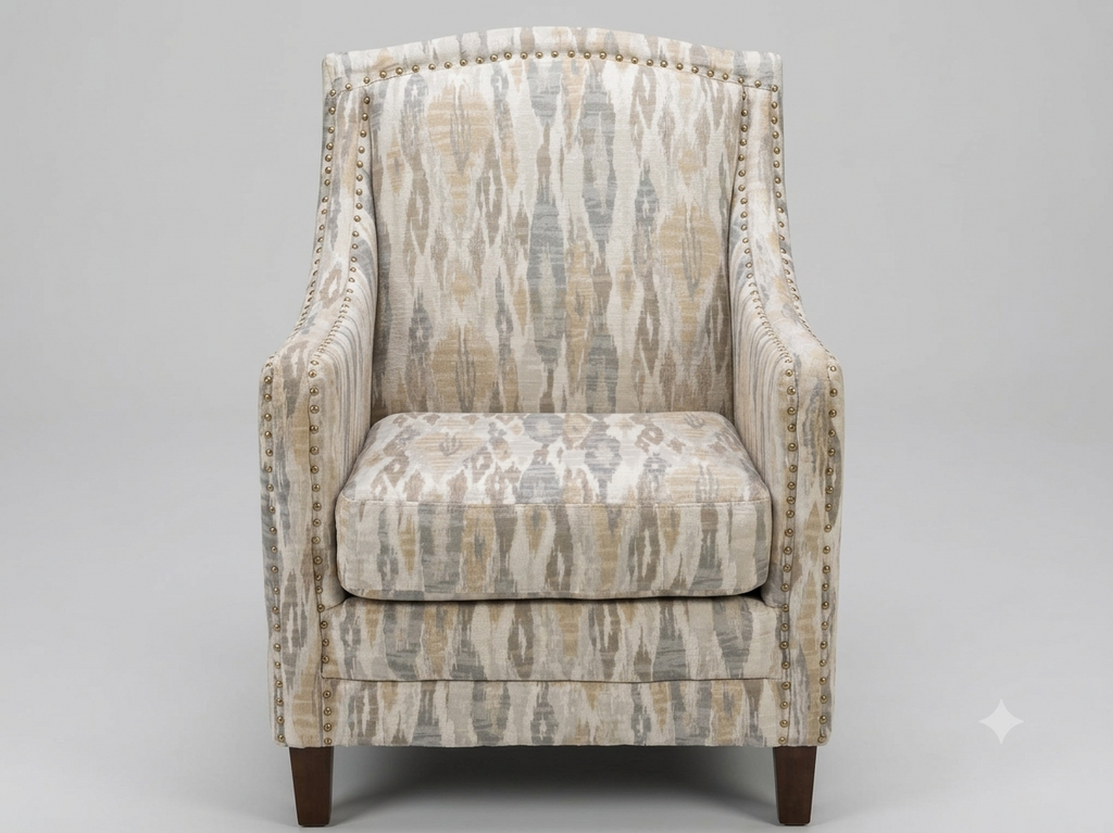 86293 Nailhead Trim Club Chair 30x30x40