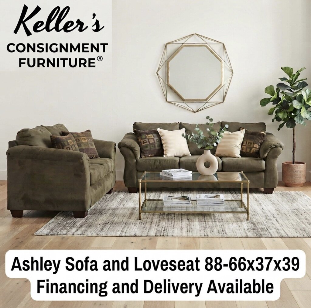 86282 - Ashley Darcy Sofa and Loveseat 88-66x37x39
