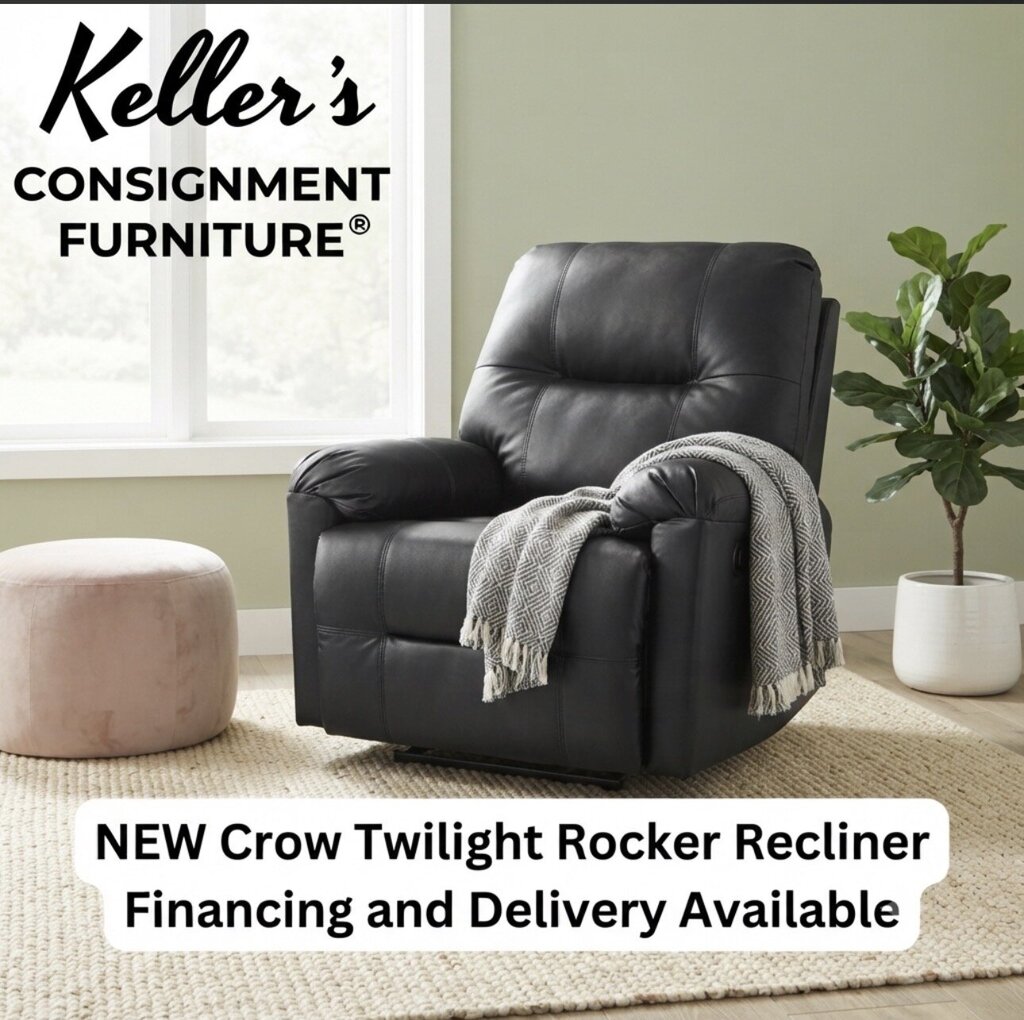 Crow Twilight NEW Rocker Recliner 35x33x39 (9350-1143)
