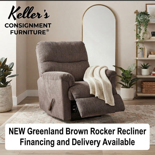 Greenland Brown NEW Rocker Recliner 33x32x42 (95009/2242)