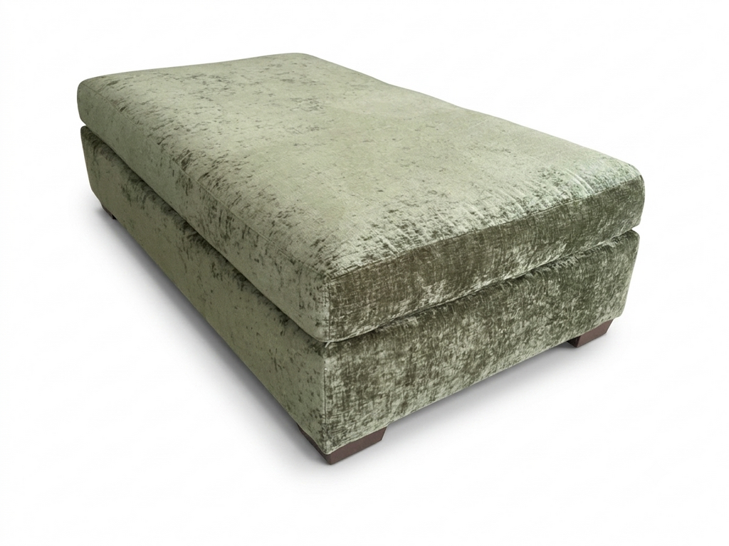 Braves Olive NEW Rectangle Ottoman 69x39x20 (23005)