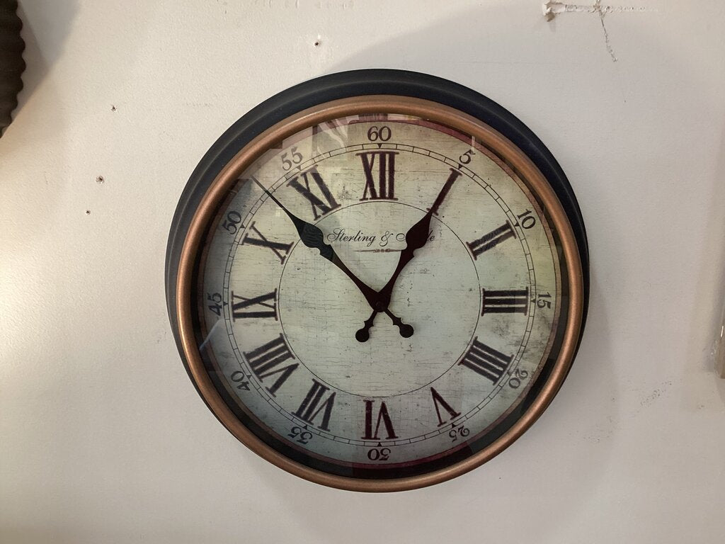 86317 Sterling & Noble 20in Wall Clock