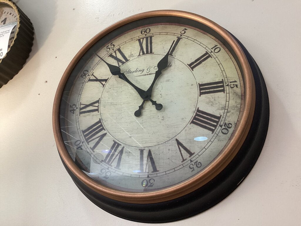 86317 Sterling & Noble 20in Wall Clock