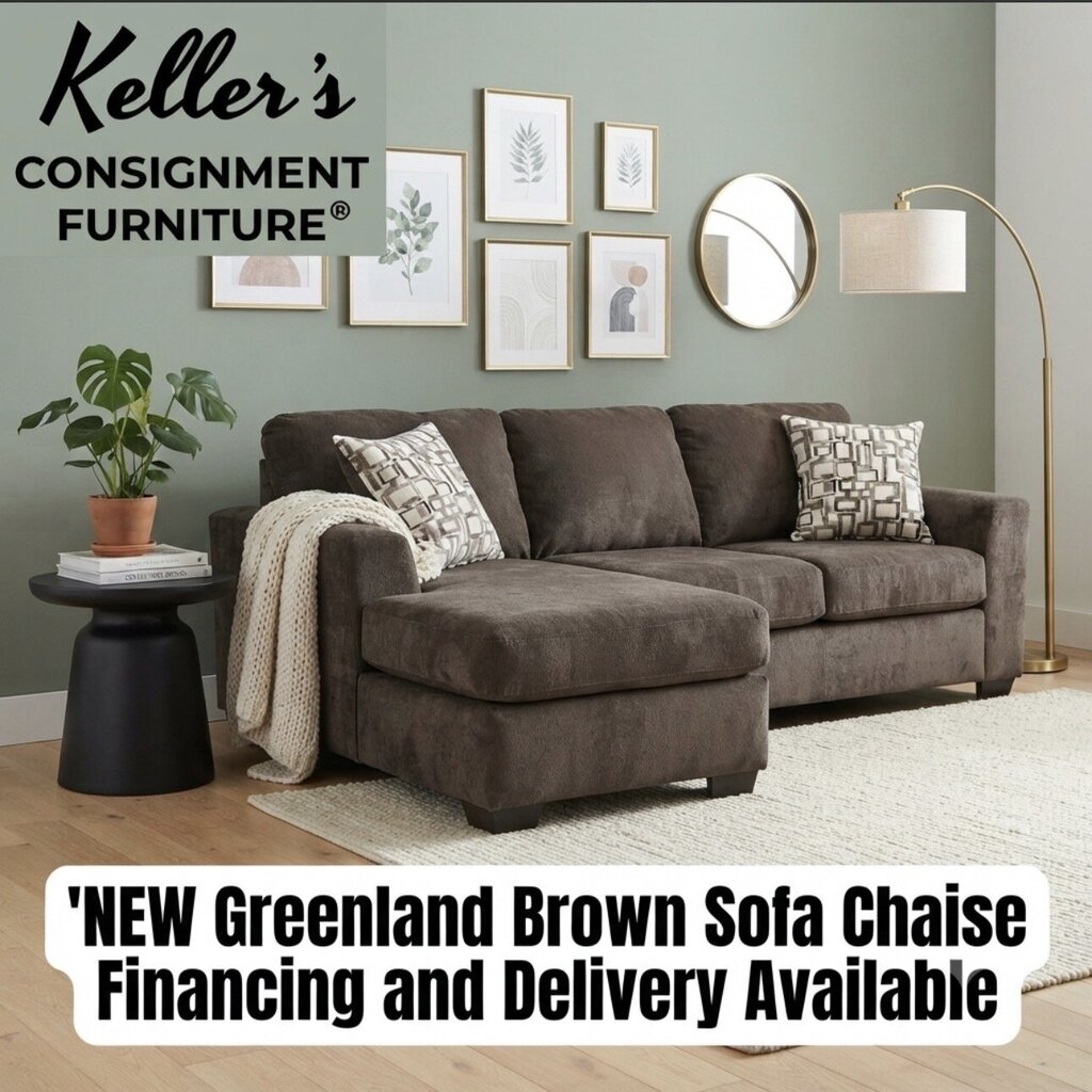 Greenland Brown NEW Sofa Chaise 97x65x37 (10607-2242)