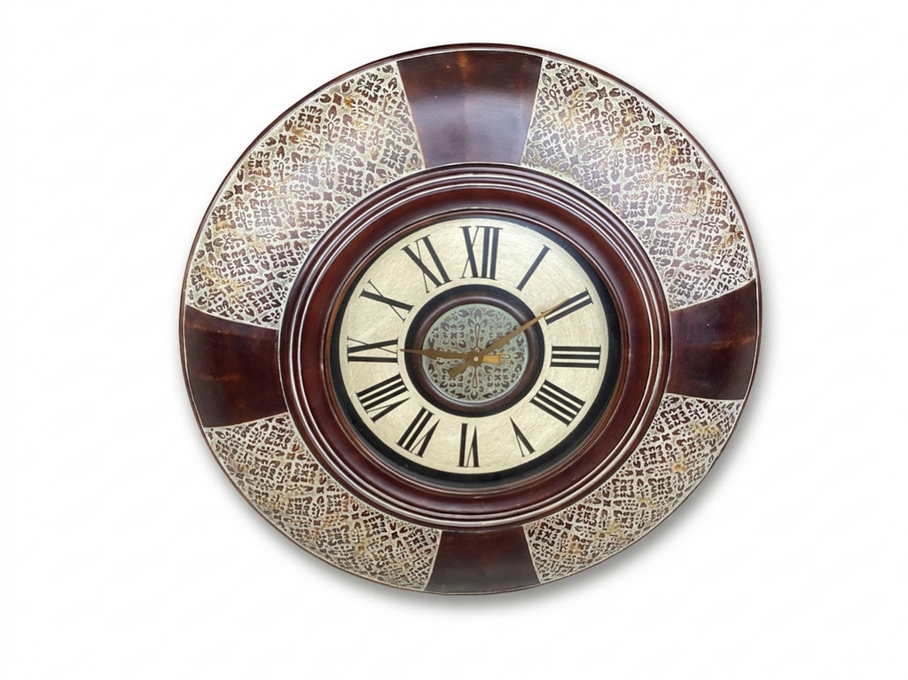 86315 Large Decorative 35in Wall Clock