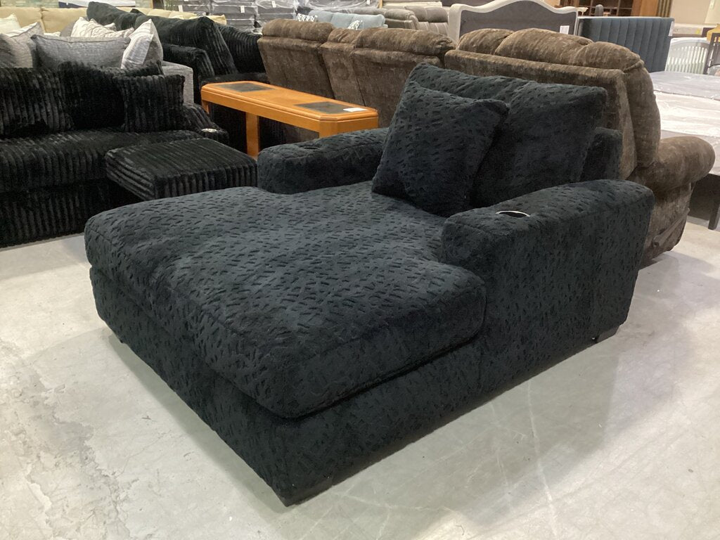 Onyx NEW Chair 1/2 Chaise Lounge M12137 (86991-3022)