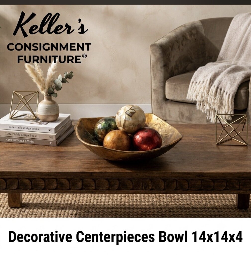 86320 - Decorative Centerpiece Bowl 14x14x4