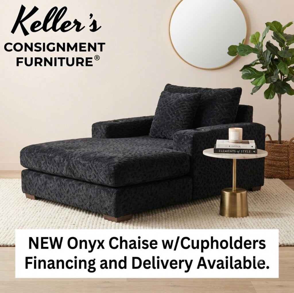 Onyx NEW Chair 1/2 Chaise Lounge M12137 (86991-3022)