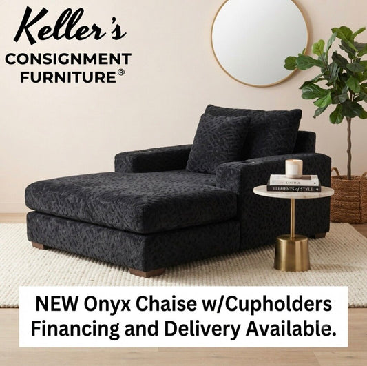 Onyx NEW Chair 1/2 Chaise Lounge M12137 (86991-3022)