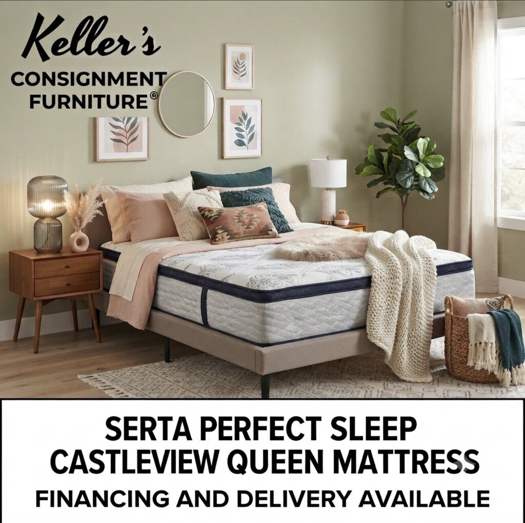 86307 - Serta Perfect Sleep Castleview Pillowtop Queen Mattress