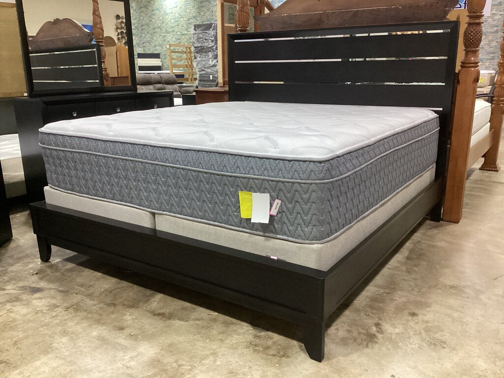 Henry Black NEW King Bed Frame 79x85x59 (FBKHFR-0222B)