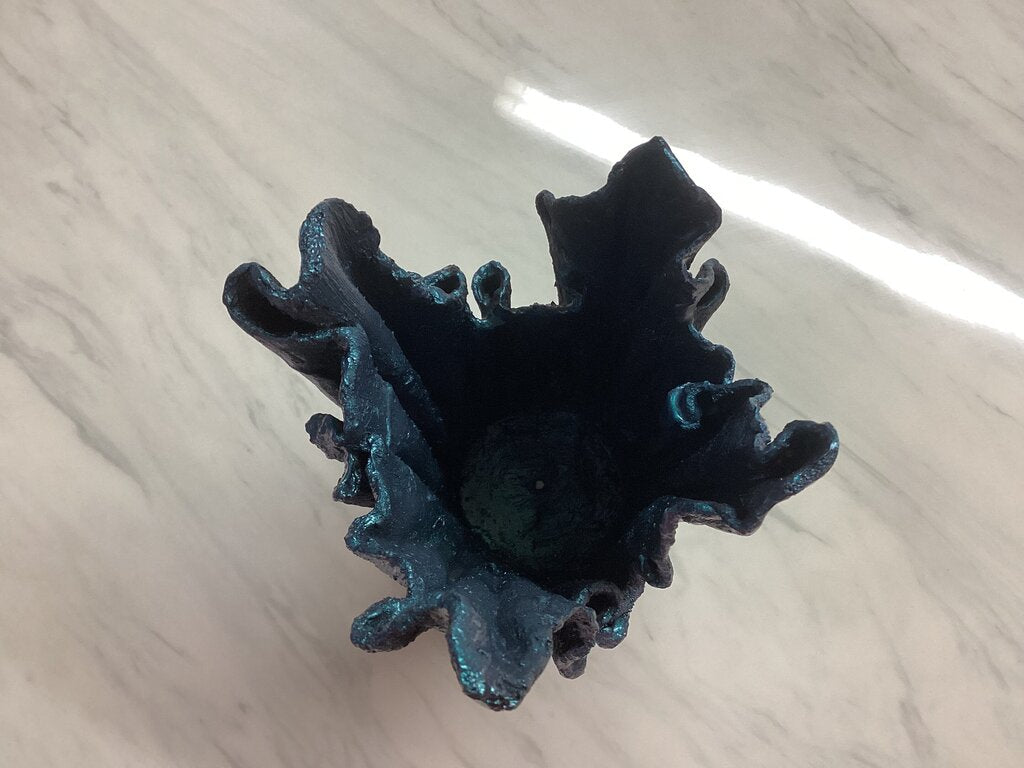 86338 (8442-53) Artisan Sculptural Color Shifting Planter 7x7x12
