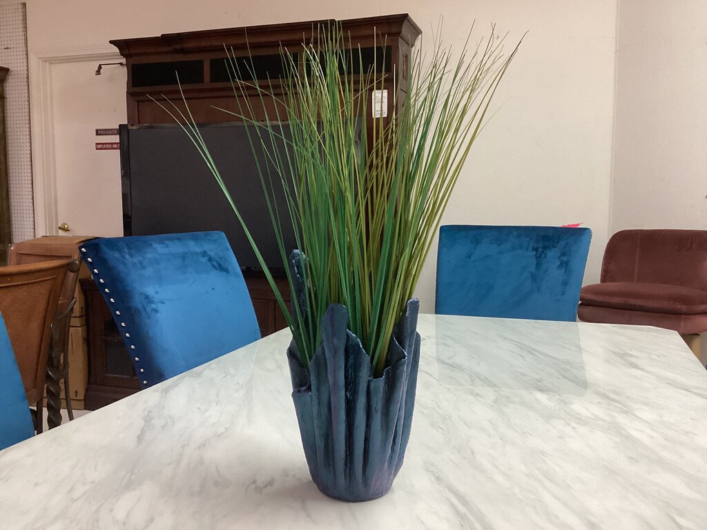86338 (8442-53) Artisan Sculptural Color Shifting Planter 7x7x12
