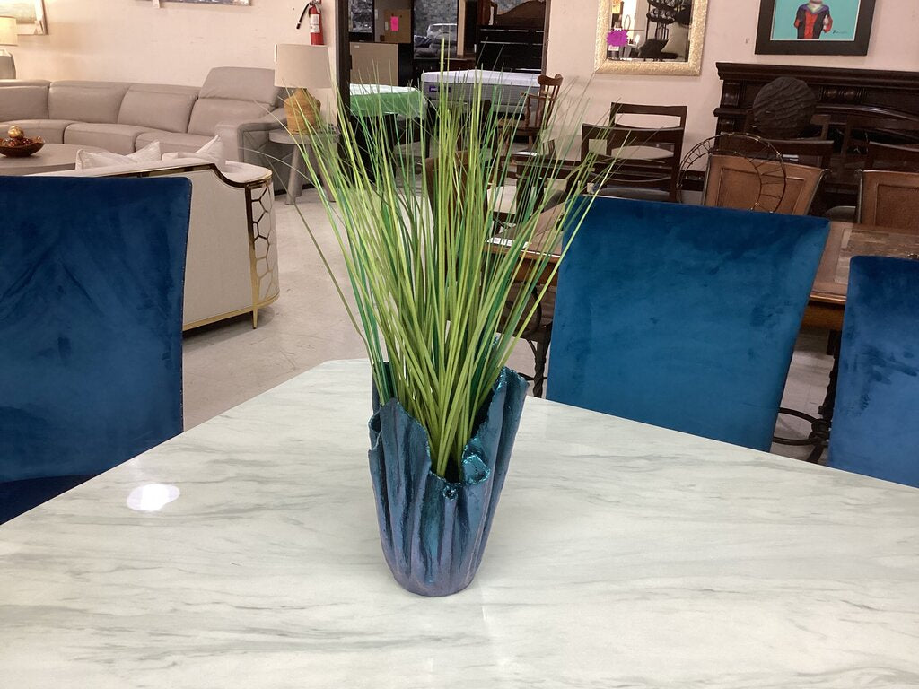 86338 (8442-53) Artisan Sculptural Color Shifting Planter 7x7x12