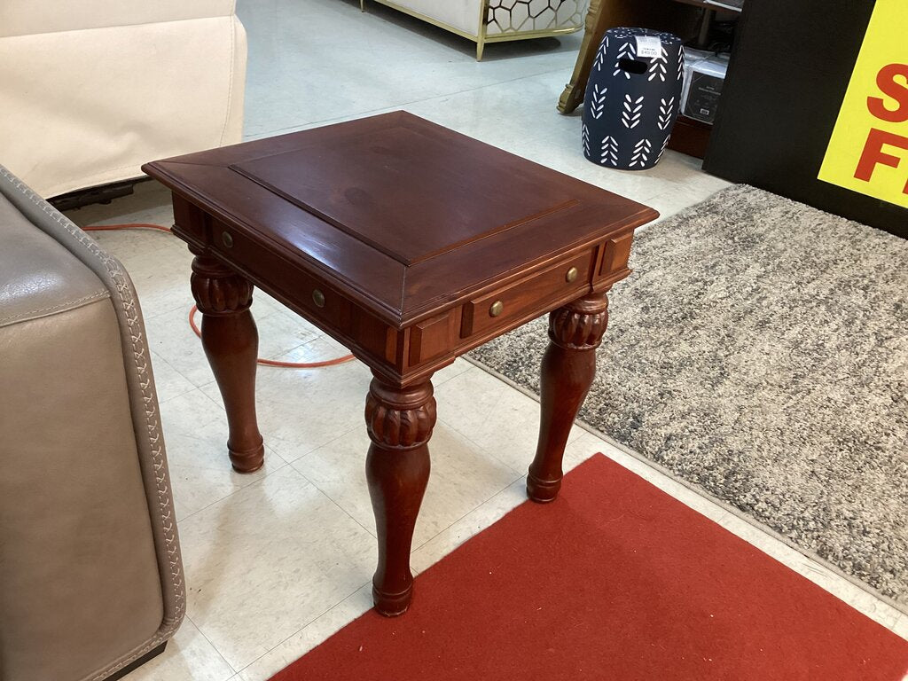 86352 Wood End Table 20x22x23