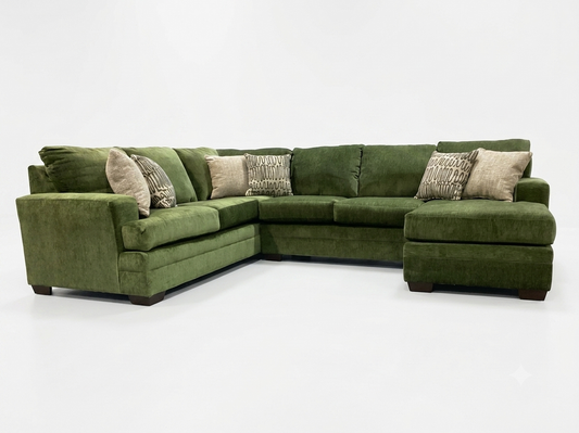 Mandy Chive NEW Sectional 124x98x36 (2760-10)