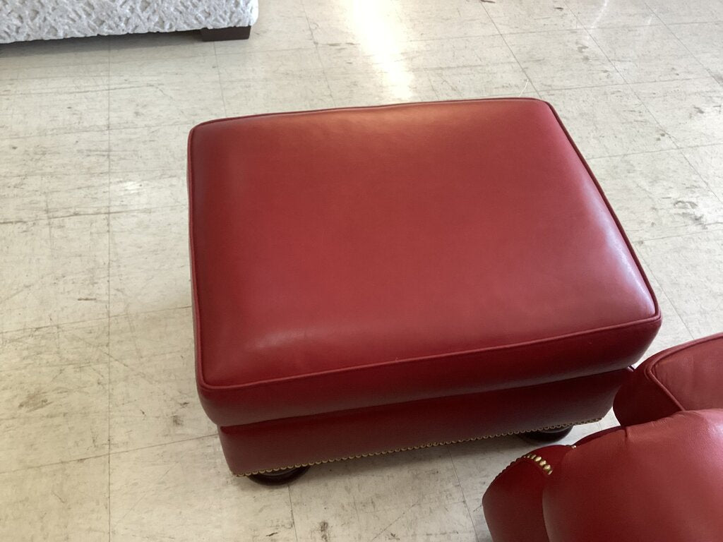 86358 - Hancock & Moore Sofa, Chair & Ottoman (86/39x43x37 o-27x21x17)