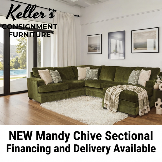 Mandy Chive NEW Sectional 124x98x36 (2760-10)