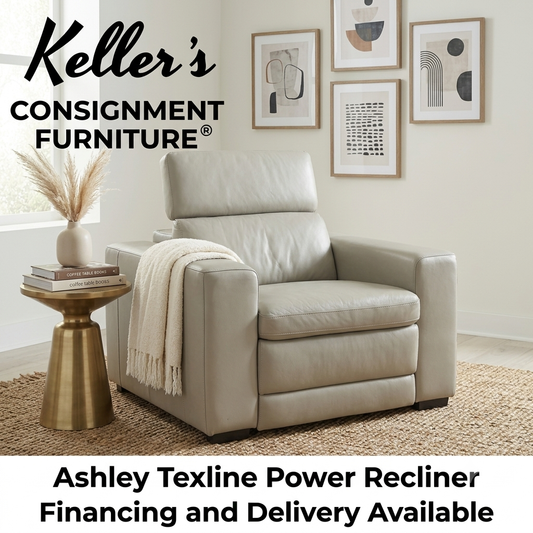 86350 - Ashley Texline Leather Power Recliner 48x41x32