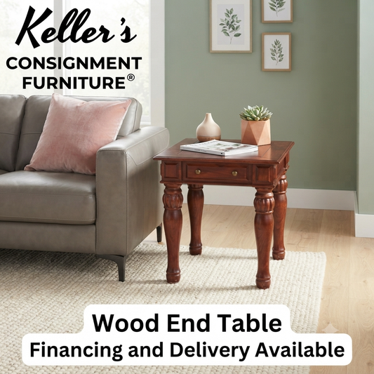 86352 - Wood End Table 20x22x23