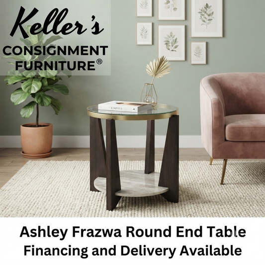 86359 - Ashley Frazwa Round End Table 24x24