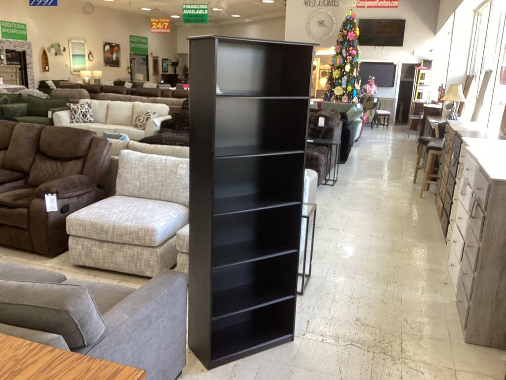 Black Smoke NEW 6ft Bookcase 26x12x72