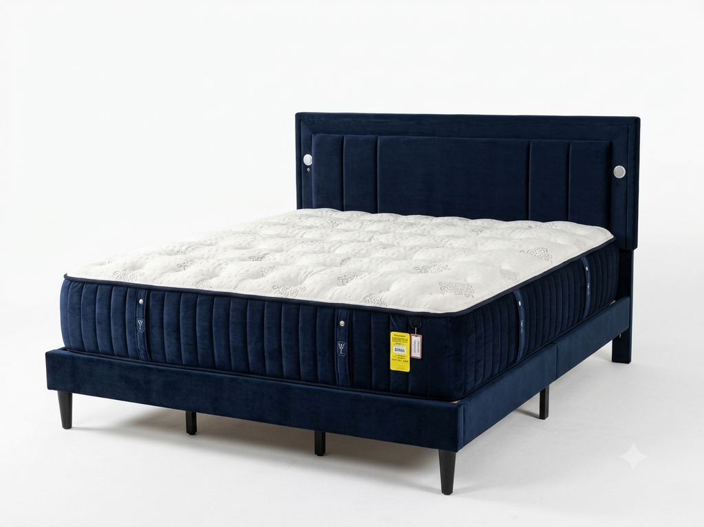 Dream Beats NEW King Black Platform Bed Frame 78x84x44 (148240)
