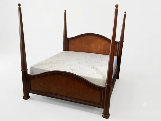 86375 King Post Bed Frame 84x92x86