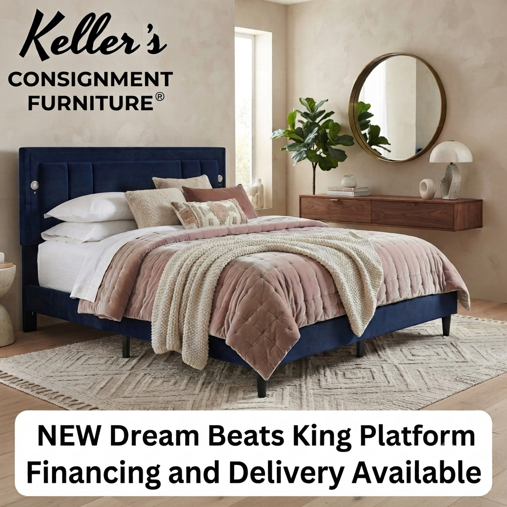 Dream Beats NEW King Platform Bed Frame w/USB, LED, Bluetooth 78x84x44 - PLEASE READ DESCRIPTION (148240)