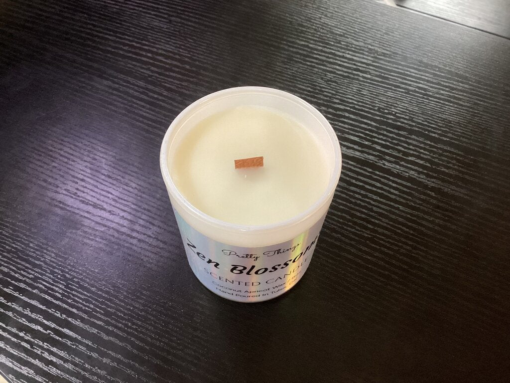 86216 - Natural Coconut Apricot Wax Candle 8oz