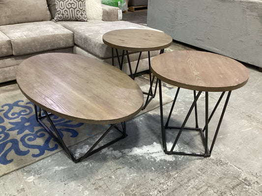 86381 Ashley 3pc Occasional Set (48x28x19)(24x25)