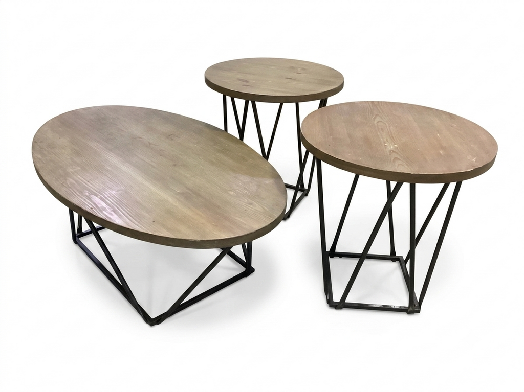 86381 Ashley 3pc Occasional Set (48x28x19)(24x25)