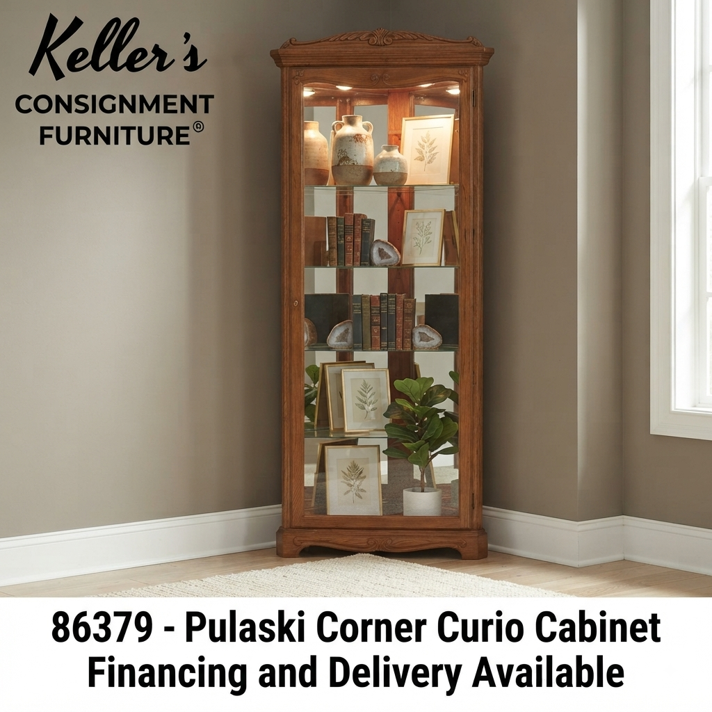 86379 - Pulaski Corner Curio Cabinet (29x19x81)