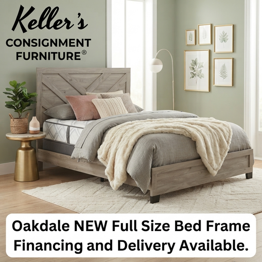 Oakdale NEW Full Size Bed Frame (124021-23)
