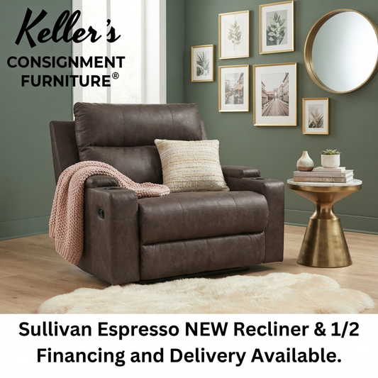 Sullivan Espresso NEW Recliner & 1/2 48x34x42 (91009-1147)