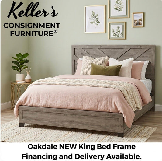 Oakdale NEW King Bed Frame 79x84x54 (124041-33)