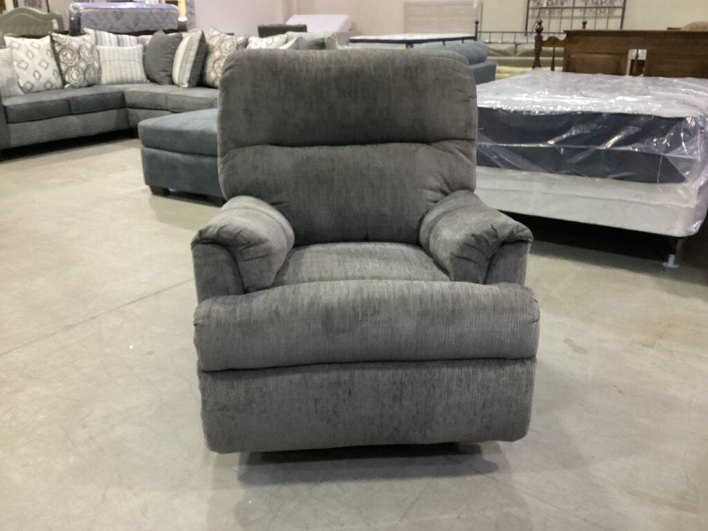 Sims Charcoal Rocker Recliner (2155)