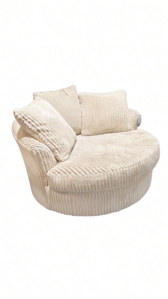 86387 - Ashley Lindyn Oversized Swivel Accent Barrel Chair 58x55x36