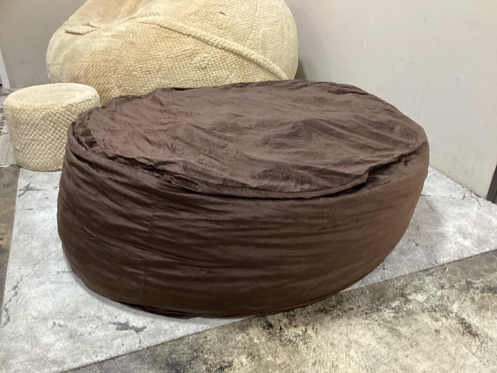 Brown Suede NEW 6' Bean Bag