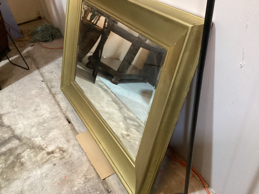 86384 (8544-3) Gold Framed Beveled Mirror 48x3x36