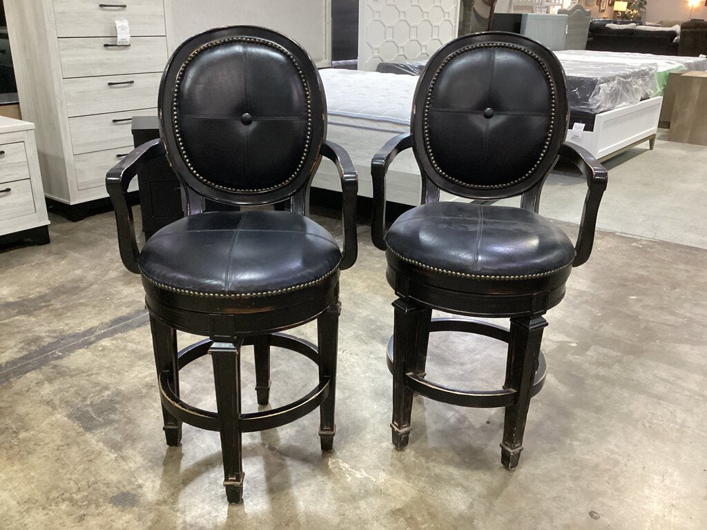 86389 - Hillsdale Swivel Counter Arm Chairs 22x19x43