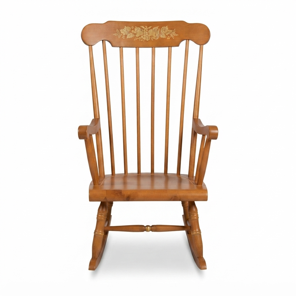 86116 - Wooden Rocking Chair w/Cushion 24x29x39