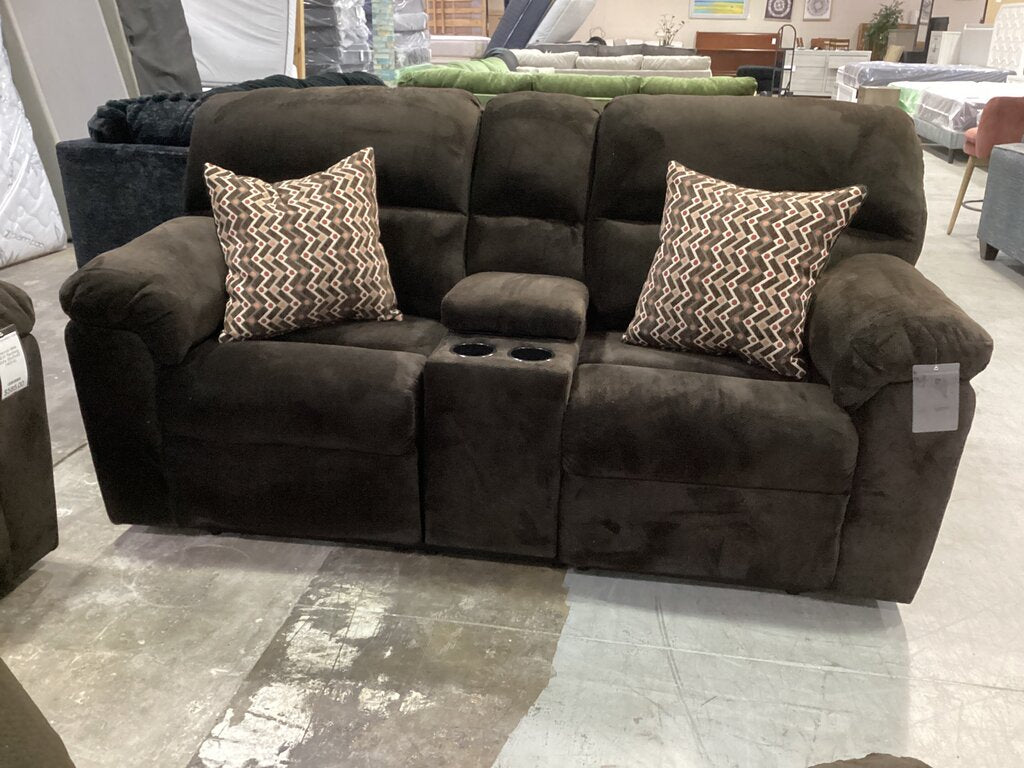 Chevron Mink NEW Reclining Loveseat 78x41x40 (1420-L)