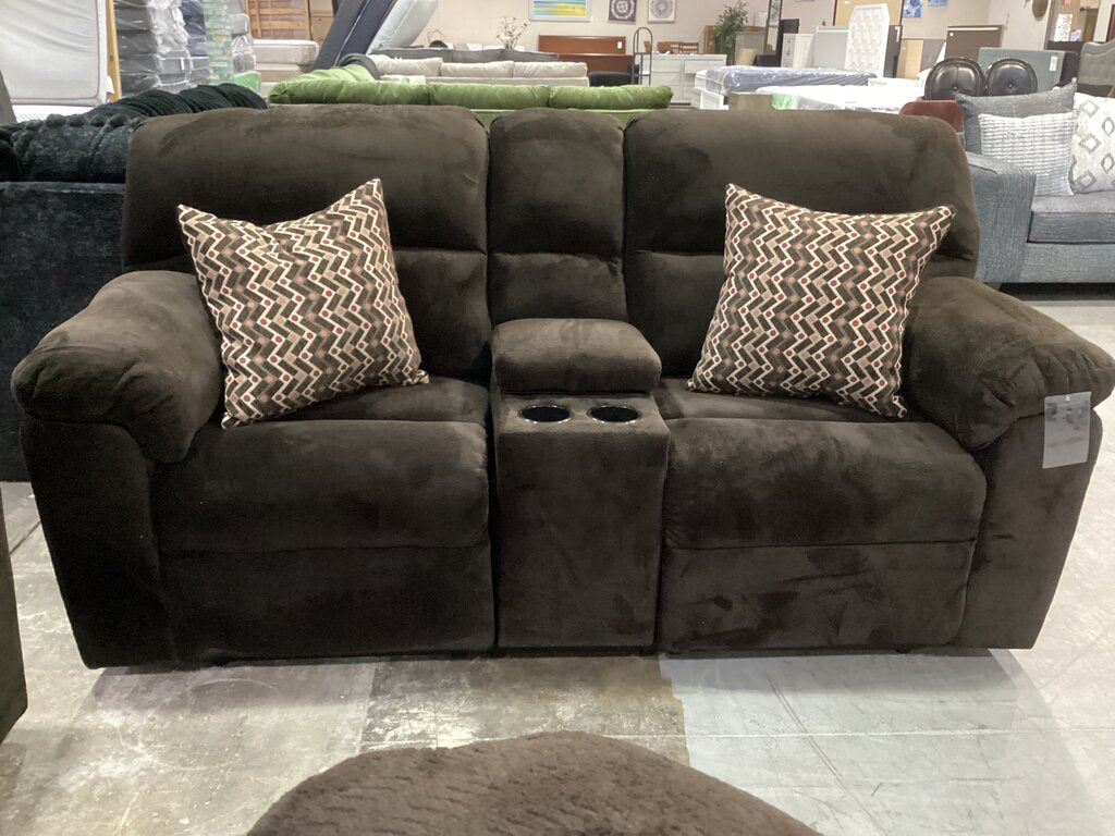 Chevron Mink NEW Reclining Loveseat 78x41x40 (1420-L)