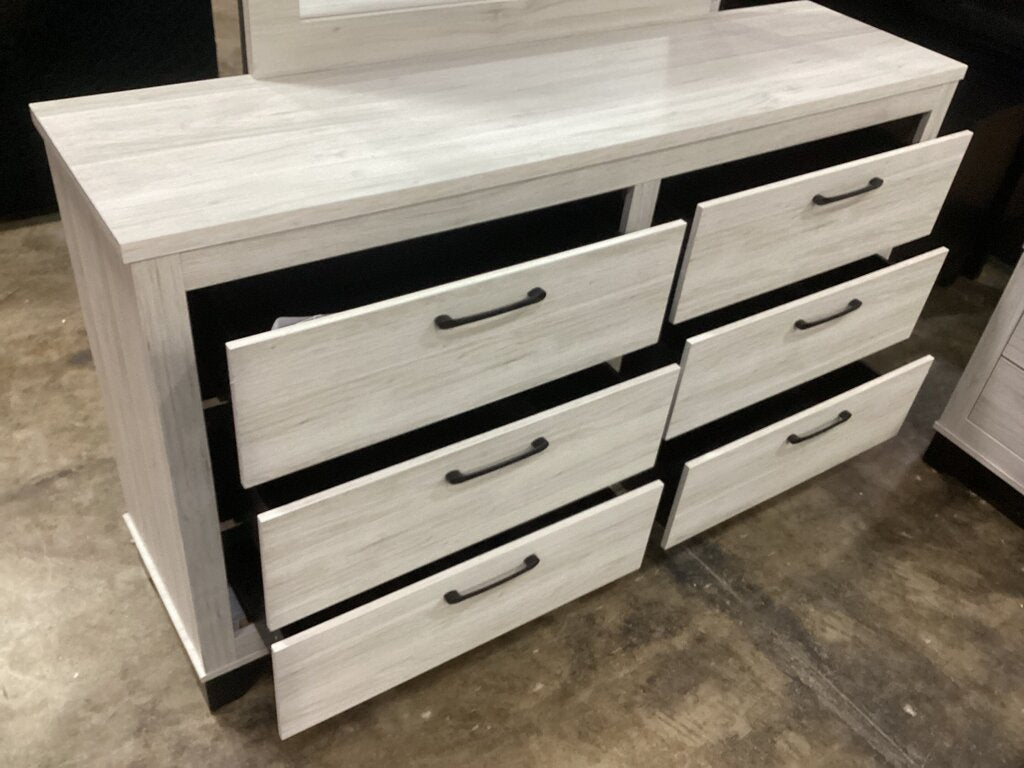 Trinidad Light Oak NEW Dresser w/Mirror (172594-95)